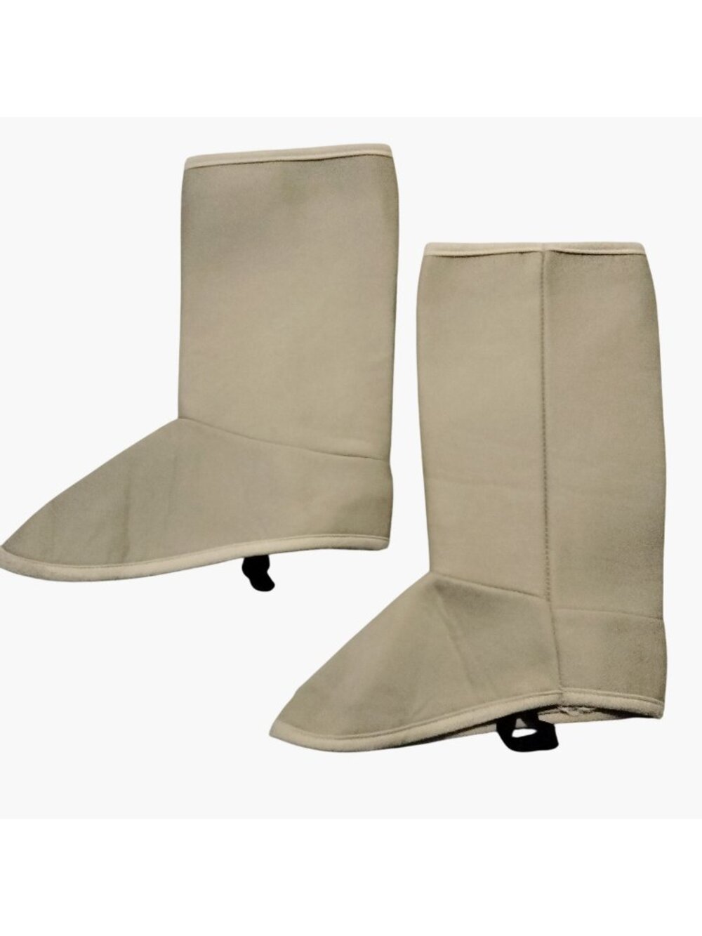 Kids Boot Spats Beige Fabric Foam Halloween Costume Cowboy Star Wars